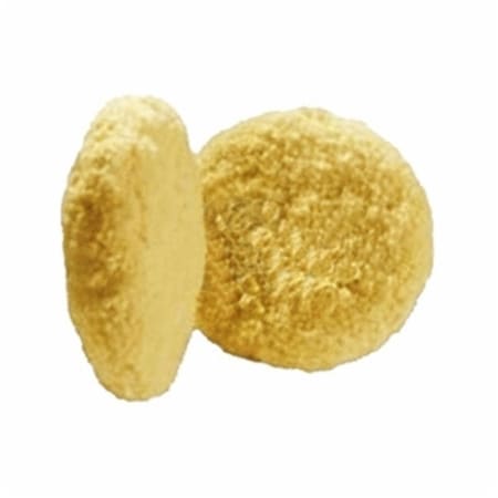 Whole-In-One 3 in. Yellow 4-ply Wool Pad WH2614266